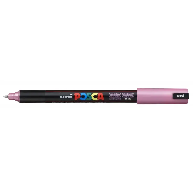 Posca PC-1MR Marcador de Pintura - Punta Roller de Fibra 0.7mm - Tinta Pigmentada Base al Agua - Resistente a la Luz - No Perman