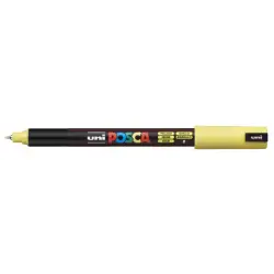 Posca PC-1MR Marcador de Pintura - Punta Roller de Fibra 0.7mm - Linea Extrafina - Tinta Pigmentada Base al Agua - Resistente a