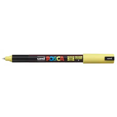 Posca PC-1MR Marcador de Pintura - Punta Roller de Fibra 0.7mm - Linea Extrafina - Tinta Pigmentada Base al Agua - Resistente a