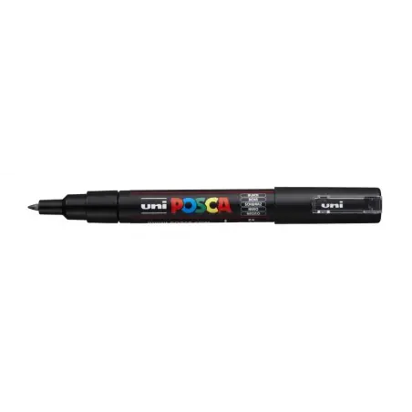 Posca PC-1M Marcador de Pintura - Punta de Poliester Conica 0.7mm - Ancho de Trazo 0.7mm - Tinta Base al Agua - Resistente a la