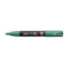 Posca PC-1M Marcador de Pintura - Punta Conica 0.7mm - Tinta Base al Agua - Resistente a la Luz - Color Verde | Ahorro Imprimien