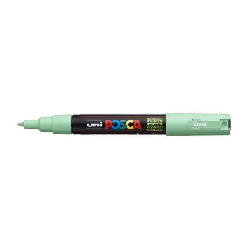 Posca PC-1M Marcador de Pintura - Punta de Poliester Conica 0.7mm - Tinta Base al Agua - No Permanente - Resistente a la Luz - I