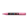 Posca PC-1M Marcador de Pintura - Punta Conica 0.7mm - Tinta Base al Agua - Resistente a la Luz - Color Rosa | Ahorro Imprimiend