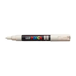 Posca PC-1M Marcador de Pintura - Punta de Poliester Conica 0.7mm - Tinta Base al Agua - Resistente a la Luz - Color Beige | Aho