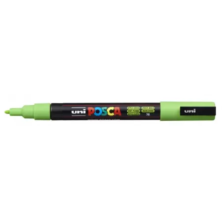 Posca PC-3M Marcador de Pintura - Punta Conica de Poliester 0.9-1.3mm - Tinta Base al Agua - Resistente a la Luz - No Permanente