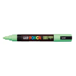 Posca PC-5M Marcador de Pintura - Punta de Bala 1.8-2.5mm - Tinta Base al Agua - Resistente a la Luz - No Permanente - Color Ver