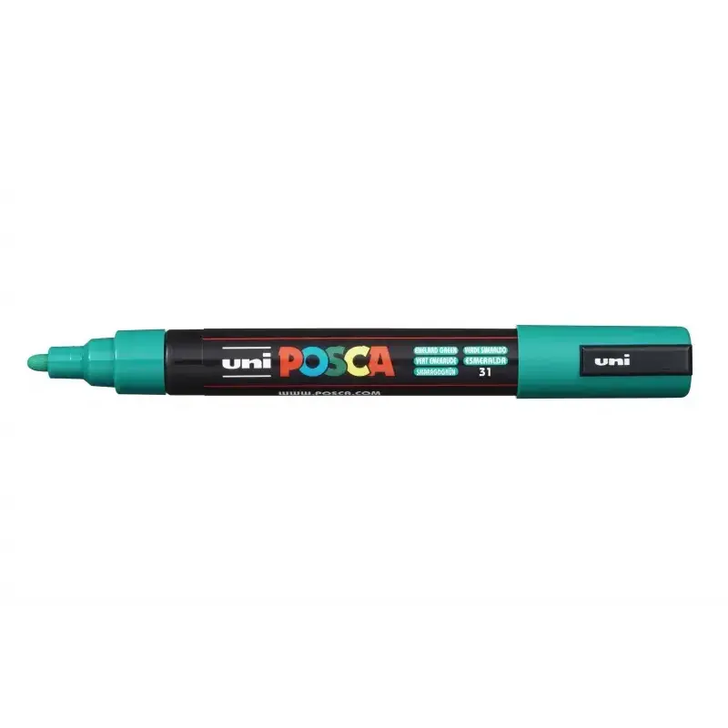 Posca PC-5M Marcador de Pintura - Punta de Poliester 1.8-2.5mm - Tinta Base al Agua - Resistente a la Luz - No Permanente - Colo