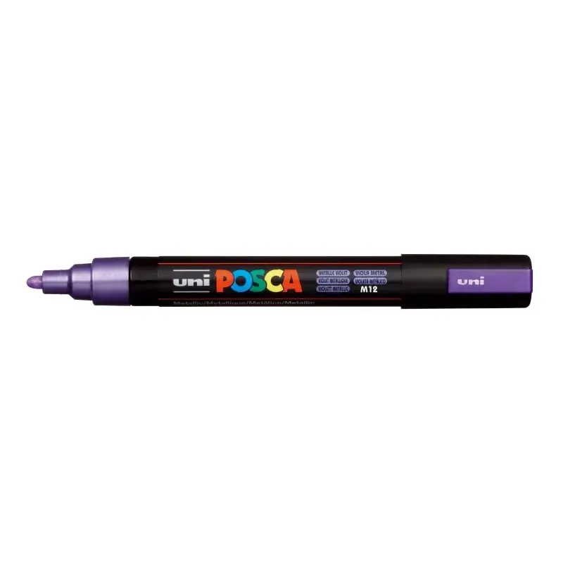 Posca PC-5M Marcador de Pintura - Punta de Bala 1.8-2.5mm - Tinta Base al Agua - Resistente a la Luz - No Permanente - Ideal par