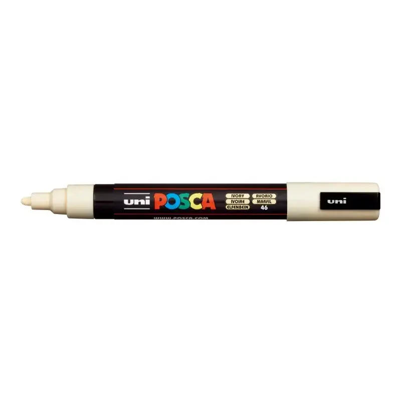 Posca PC-5M Marcador de Pintura - Punta de Poliester 1.8-2.5mm - Tinta Base al Agua - Resistente a la Luz - No Permanente - Colo