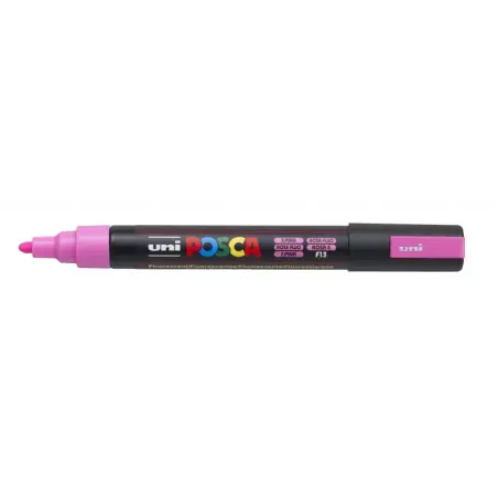 Posca PC-5M Marcador de Pintura - Punta de Bala 1.8-2.5mm - Base al Agua - Resistente a la Luz - Color Rosa | Ahorro Imprimiendo