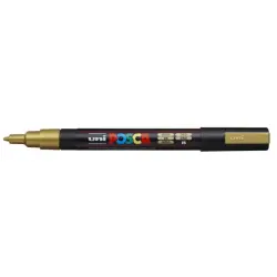 Posca PC-3M Marcador de Pintura - Punta Conica 0.9-1.3mm - Tinta Base al Agua - Resistente a la Luz - No Permanente - Ideal para