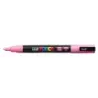 Posca PC-3M Marcador de Pintura - Punta de Poliester Conica 0.9-1.3mm - Tinta Base al Agua - Resistente a la Luz - Color Rosa |