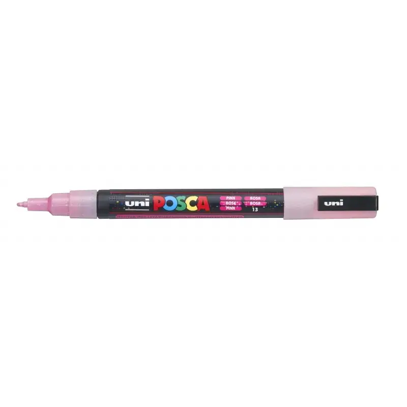 Posca PC-3ML Marcador de Pintura - Punta Conica de Poliester 0.9-1.3mm - Tinta Base al Agua - Resistente a la Luz - No Permanent