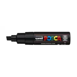 Posca PC-8K Marcador de Pintura - Punta Biselada Acrilica 8mm - Tinta Base al Agua - Resistente a la Luz - No Permanente - Color