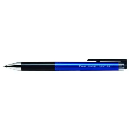 Pilot Boligrafo de Gel Synergy Point Retractil - Recargable - Punta Fina 0.5mm - Trazo 0.25mm - Color Azul | Ahorro Imprimiendo
