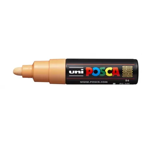 Posca PC-7M Marcador de Pintura - Punta de Bala 4.5-5.5mm - Tinta Base al Agua - Resistente a la Luz - No Permanente - Color Nar