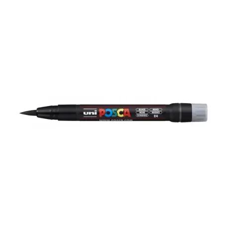 Posca PCF-350 Marcador de Pintura - Punta Acrilica Estilo Pincel - Tinta Pigmentada Base al Agua - Resistente a la Luz - No Perm