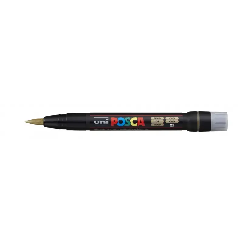 Posca PCF-350 Marcador de Pintura Base al Agua - Punta Acrilica Estilo Pincel - Resistente a la Luz - No Permanente - Ideal para