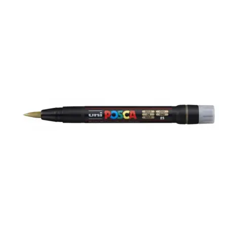 Posca PCF-350 Marcador de Pintura Base al Agua - Punta Acrilica Estilo Pincel - Resistente a la Luz - No Permanente - Ideal para