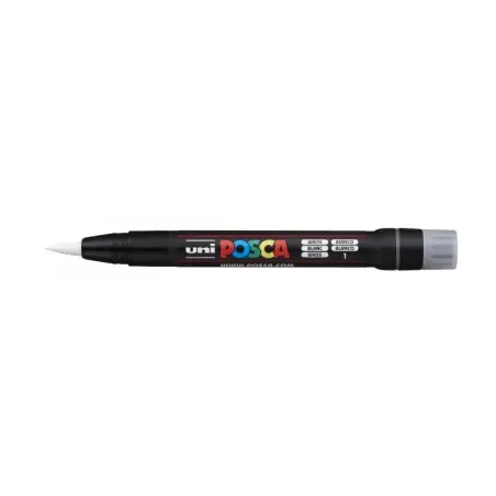 Posca PCF-350 Marcador de Pintura - Punta Acrilica Estilo Pincel - Base al Agua - No Permanente - Resistente a la Luz - Inodoro