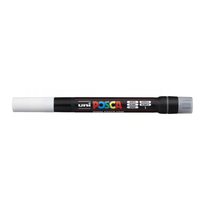 Posca PCF-350 Marcador de Pintura - Punta Acrilica Estilo Pincel - Base al Agua - No Permanente - Resistente a la Luz - Inodoro