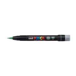Posca PCF-350 Marcador de Pintura - Punta Acrilica Estilo Pincel - Tinta Pigmentada Base al Agua - Resistente a la Luz - No Perm