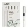 Carioca Plus Pack de 6 Marcadores Acrilicos - Punta 2mm - Color Plata | Ahorro Imprimiendo