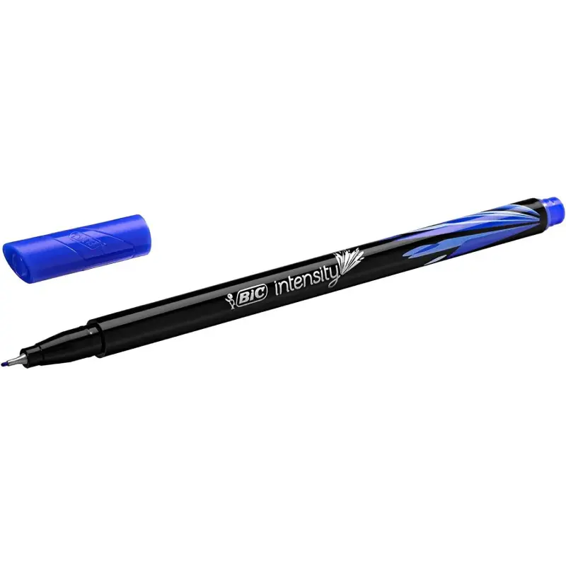 Bic Intensity Fine Pack de 10 Rotuladores - Punta Fina de 0.8mm - Trazo de 0.4mm - Tinta con Base de Agua - Colores Surtidos | A
