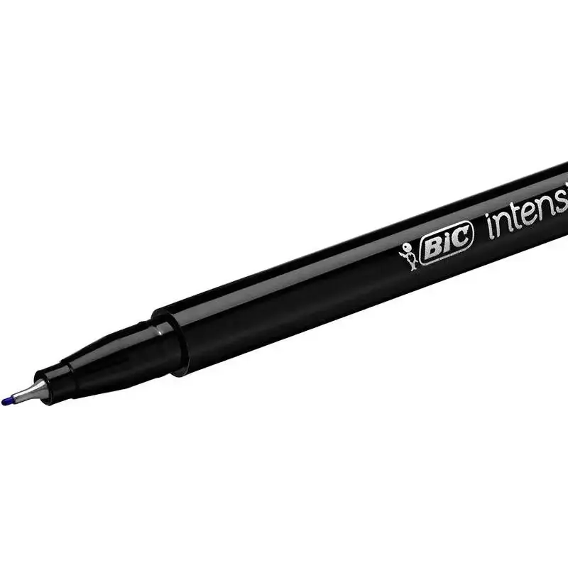 Bic Intensity Fine Pack de 10 Rotuladores - Punta Fina de 0.8mm - Trazo de 0.4mm - Tinta con Base de Agua - Colores Surtidos | A