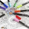 Bic Intensity Fine Pack de 10 Rotuladores - Punta Fina de 0.8mm - Trazo de 0.4mm - Tinta con Base de Agua - Colores Surtidos | A