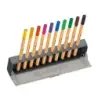 Stabilo Point 88 Set de Mesa con 10 Rotuladores de Punta de Fibra - Trazo de 0.4mm aprox. - Tinta con Base de Agua - Colores Sur