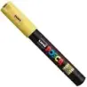 Posca PC1M Pack de 4 Marcadores de Pintura - Punta Conica 0.7mm - Tinta Base al Agua - No Permanente - Resistente a la Luz - Col