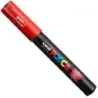 Posca PC1M Pack de 4 Marcadores de Pintura - Punta Conica 0.7mm - Tinta Base al Agua - No Permanente - Resistente a la Luz - Col