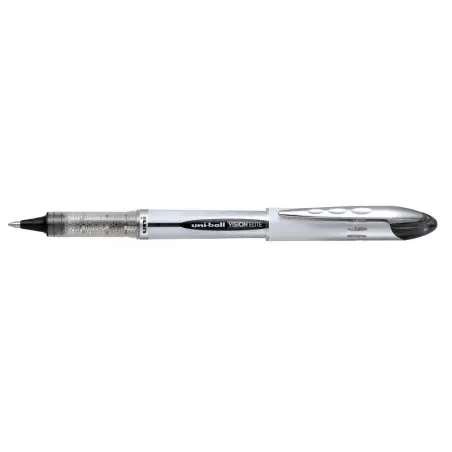Uni-ball Vision Elite UB-200 Rollerball de Tinta Liquida - Punta de Bola 0.8mm - Sistema Antifugas para Viajes - Color Negro | A