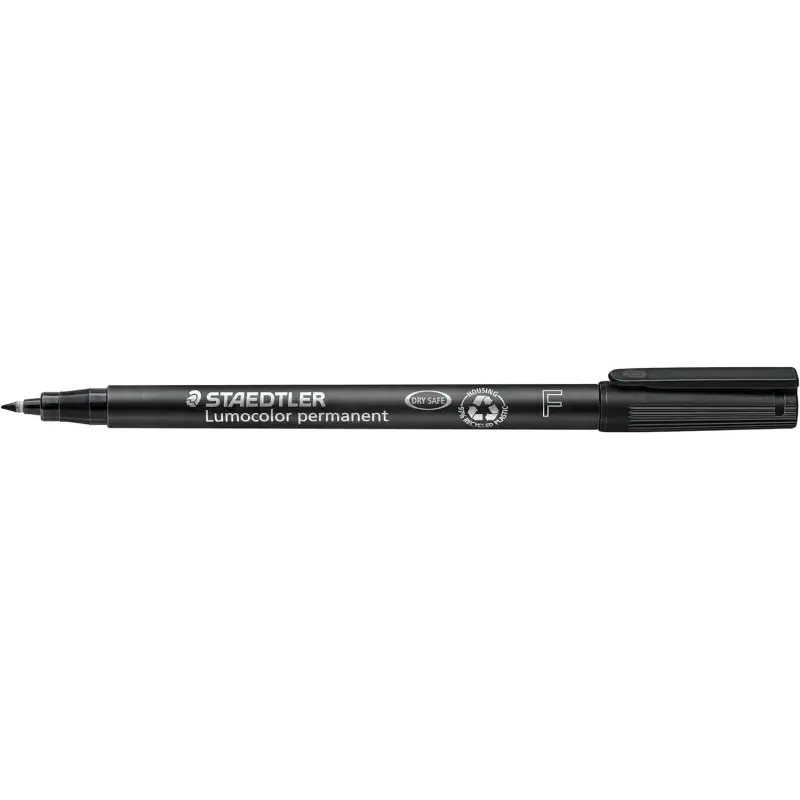 Staedtler Lumocolor 318 Pack de 14 Rotuladores Permanentes - Trazo Fino 0.6mm - Secado Rapido - Muy poco Olor - Colores Surtidos