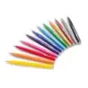 Pentel Brush Sing Pen Pack de 12 Rotuladores con Punta de Pincel - Lineas Finas o Gruesas dependiendo de la Presion - Fabricados