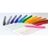Pentel Brush Sing Pen Pack de 12 Rotuladores con Punta de Pincel - Lineas Finas o Gruesas dependiendo de la Presion - Fabricados