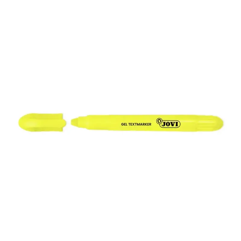 Jovi Gel Textmarker Marcador de Texto Fluorescente - Gel en Seco - No Necesitan Punta - No Traspasan - Secado Rapido - Aptos par