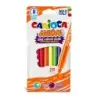 Carioca Neon Pack de 8 Rotuladores - Tinta Fluorescente - Perfecto para Colorear y Subrayar - Lavable de la Piel y Tejidos - Pun