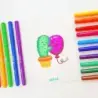 Jovi Felt Pens Pack de 12 Rotuladores - Punta de 3mm - Amplia Variedad de Tonos - Tinta de Gran Fijacion - Capuchon de Ventilado
