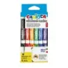 Carioca Pack de 6 Rotuladores para Pizarra Blanca - Punta de Ø 4.5mm - Tapa con Clip - Se Borra Facilmente y Se Seca Rapidamente