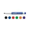 Carioca Pack de 6 Rotuladores para Pizarra Blanca - Punta de Ø 4.5mm - Tapa con Clip - Se Borra Facilmente y Se Seca Rapidamente