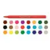 Carioca Joy Pack de 24 Rotuladores - Tinta Superlavable - Punta Fina 2.8mm - Punta Bloqueada - Tapa Ventilada - Color Varios | A