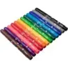Jovi Felt Pens Estuche de 12 Rotuladores Jumbo - Punta de 5.8mm - Amplia Variedad de Tonos - Tinta de Gran Fijacion - Capuchon d