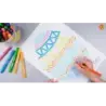 Jovi Felt Pens Estuche de 12 Rotuladores Jumbo - Punta de 5.8mm - Amplia Variedad de Tonos - Tinta de Gran Fijacion - Capuchon d
