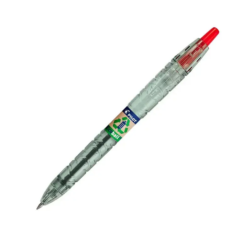 Pilot Expositor 60 Boligrafos de Bola Retractiles B2P Ecoball BeGreen + 10 B2P Gel BeGreen - 86,64% de Plastico Reciclado - Reca