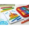 Faber-Castell Castle Pack de 36 Rotuladores - Tinta con Base de Agua Lavable - Colores Surtidos | Ahorro Imprimiendo
