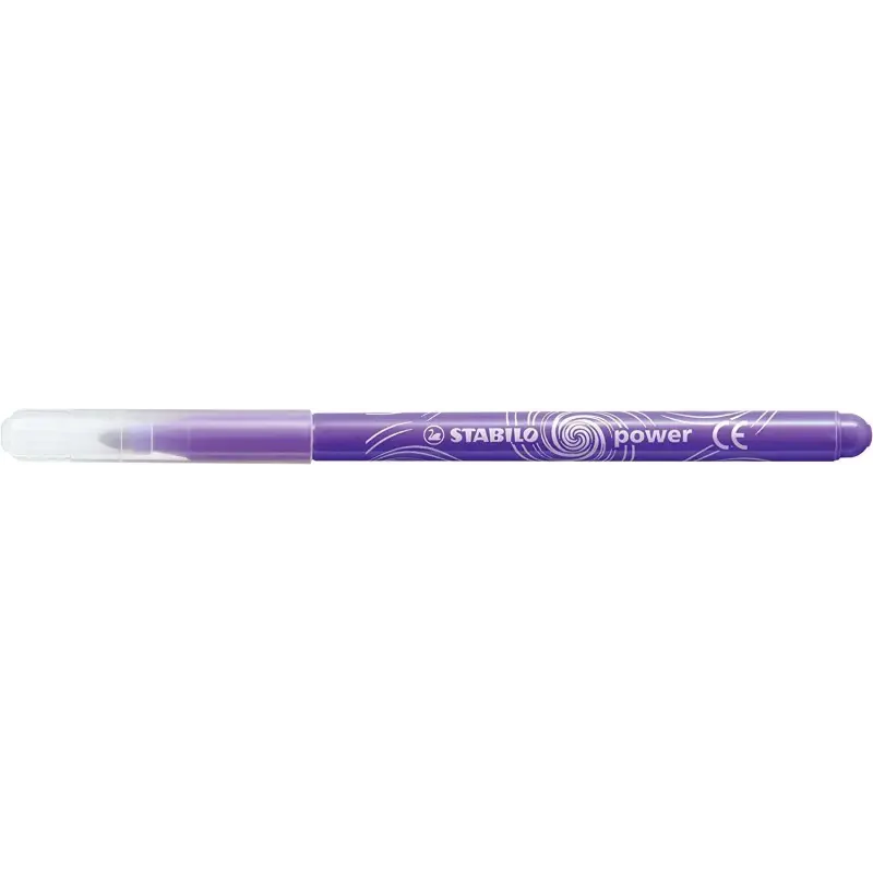 Stabilo Power Pack de 18 Rotuladores de Colores - Punta Media de 2mm - Tinta Lavable - Capuchon Ventilado - Colores Surtidos | A