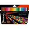 Bic Intensity Pack de 24 Rotuladores - Punta 0.9mm - Tinta con Base de Agua Lavable - Colores Surtidos | Ahorro Imprimiendo