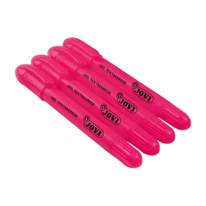Jovi Gel Textmarker Marcador de Texto Fluorescente - Gel en Seco - No Necesitan Punta - No Traspasan - Secado Rapido - Aptos par